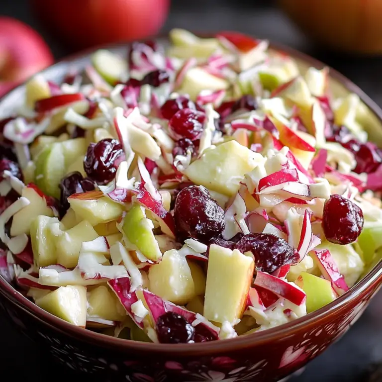 CRANBERRY APPLE COLESLAW
