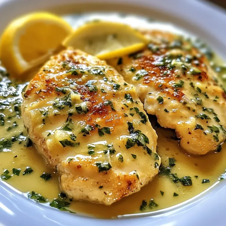 Chicken Piccata With Lemon Sauce