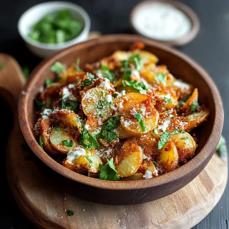 Crispy Smashed Potato Salad