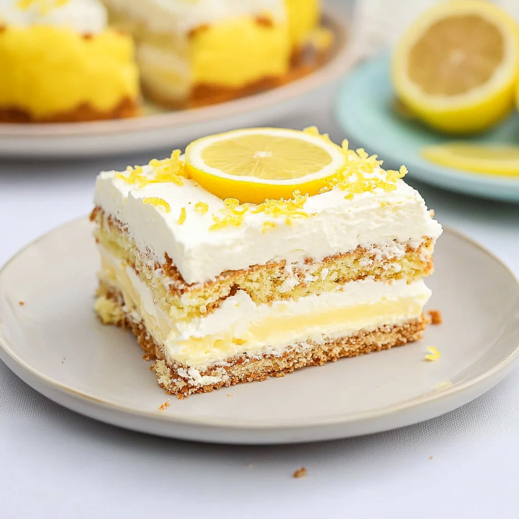 Lemon Icebox Cake