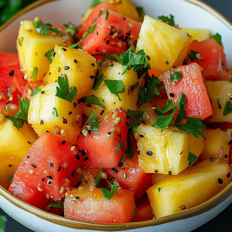 Melon and Pineapple Salad: A Fresh, Juicy BBQ Side Dish Favorite