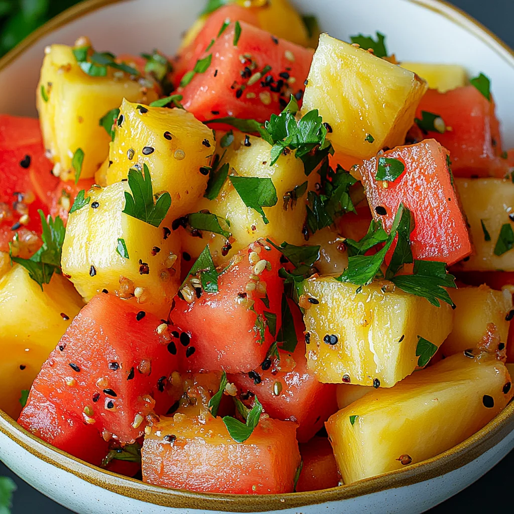 Melon and Pineapple Salad: A Fresh, Juicy BBQ Side Dish Favorite