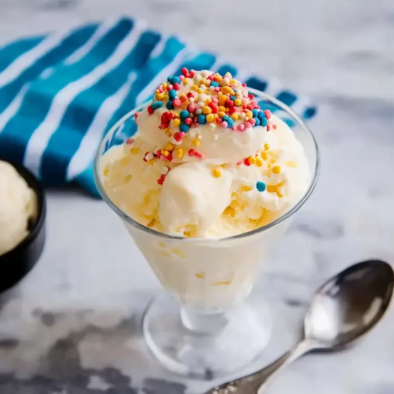 No-Churn Vanilla Ice Cream