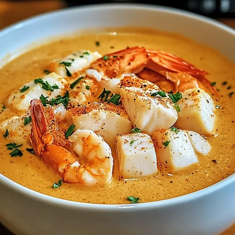 Triple Seafood Bisque