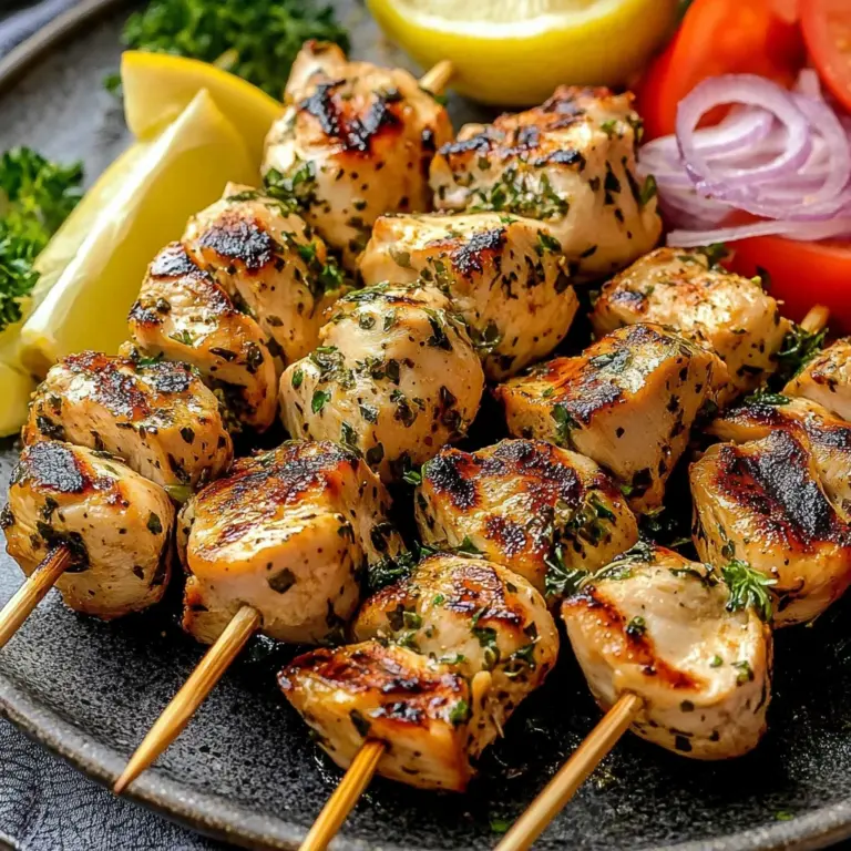 Authentic Greek Chicken Souvlaki Recipe