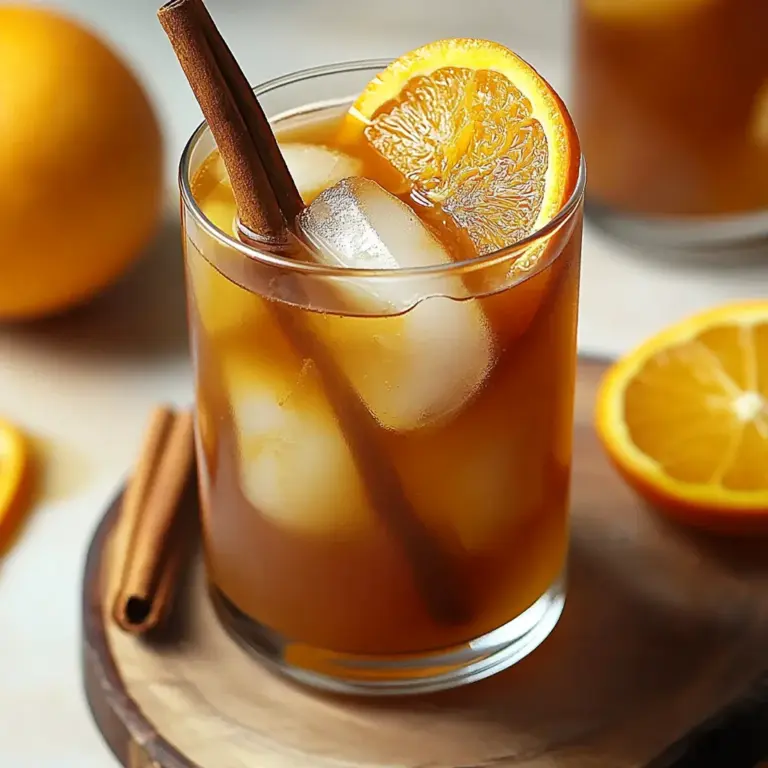 Easy Orange Cinnamon Iced Tea