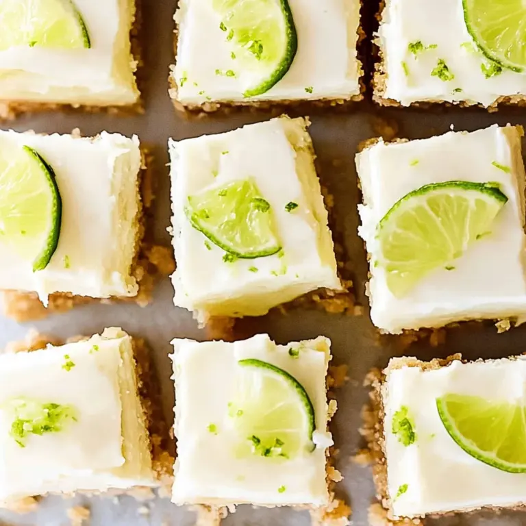 Key Lime Bars Recipe