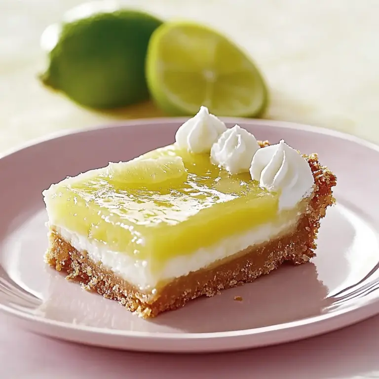 Martha Stewart Key Lime Bars