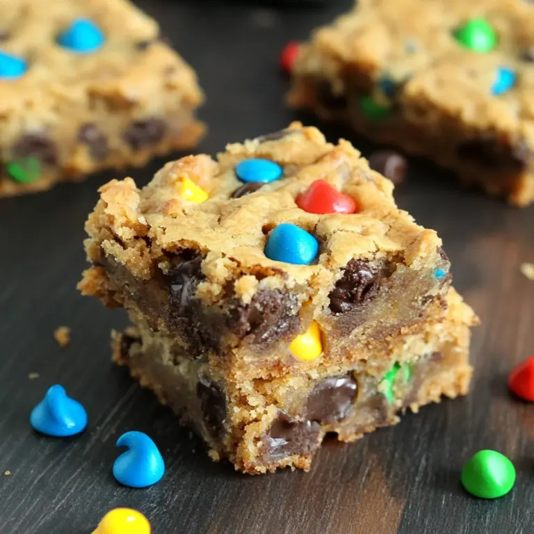 Monster Cookie Bars