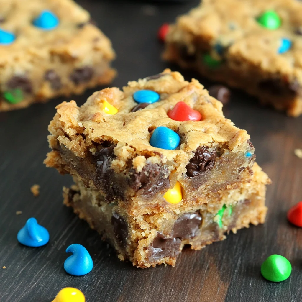 Monster Cookie Bars