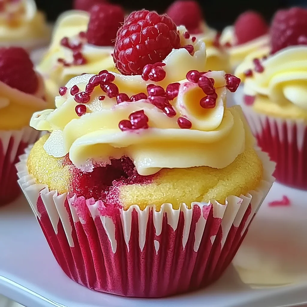 Raspberry Lemon Cupcakes