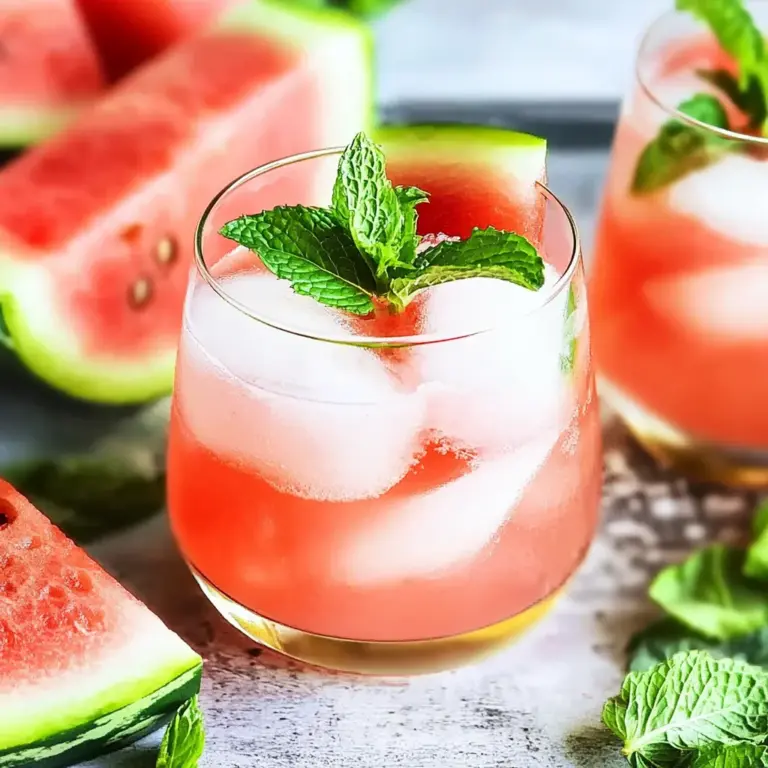 Watermelon Mint Mocktail