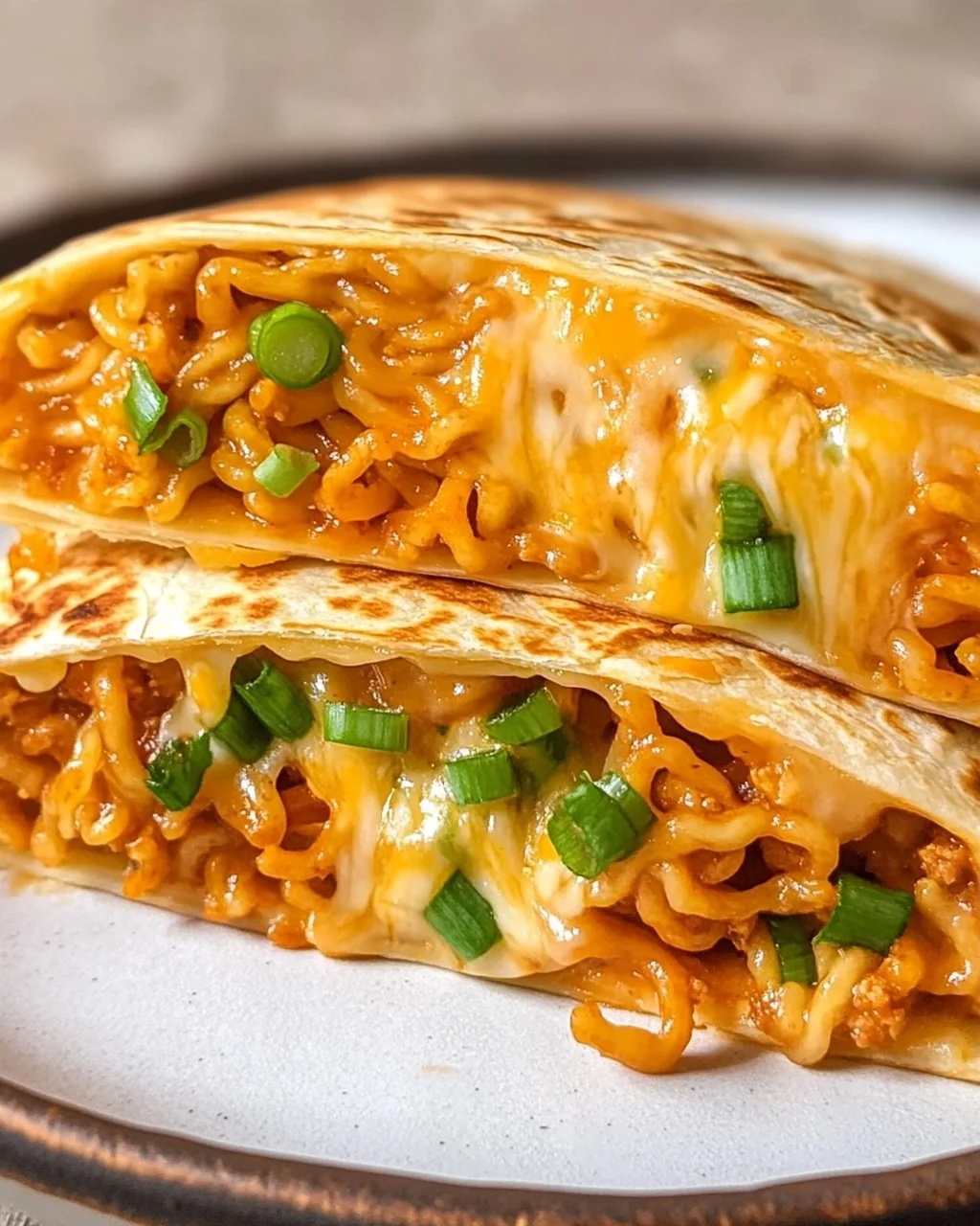 Cheesy Buldak Crunchwrap