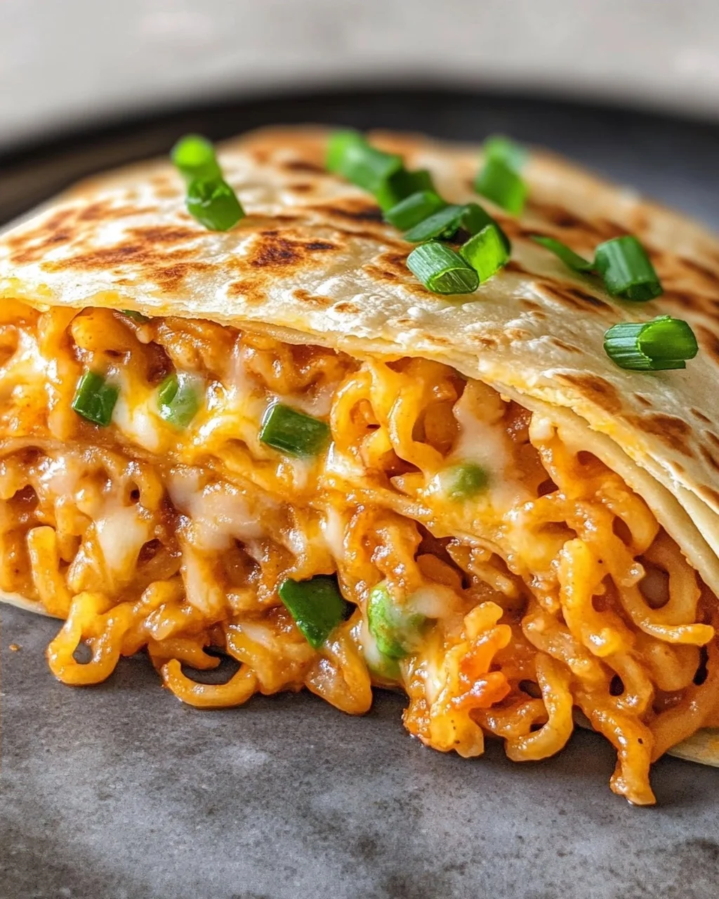 Cheesy Buldak Crunchwrap
