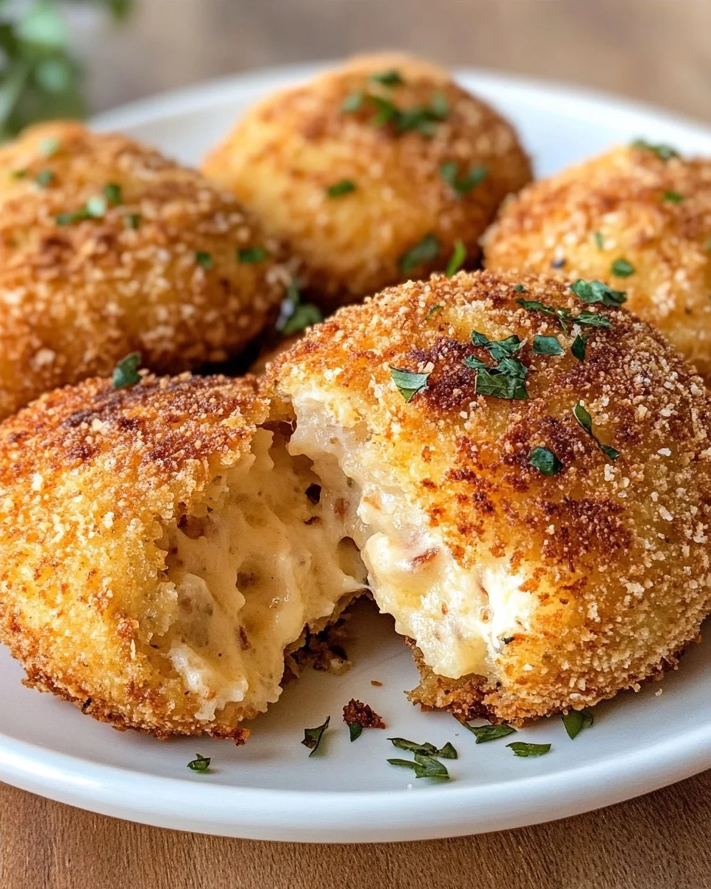 Cheesy Chicken & Potato Croquettes