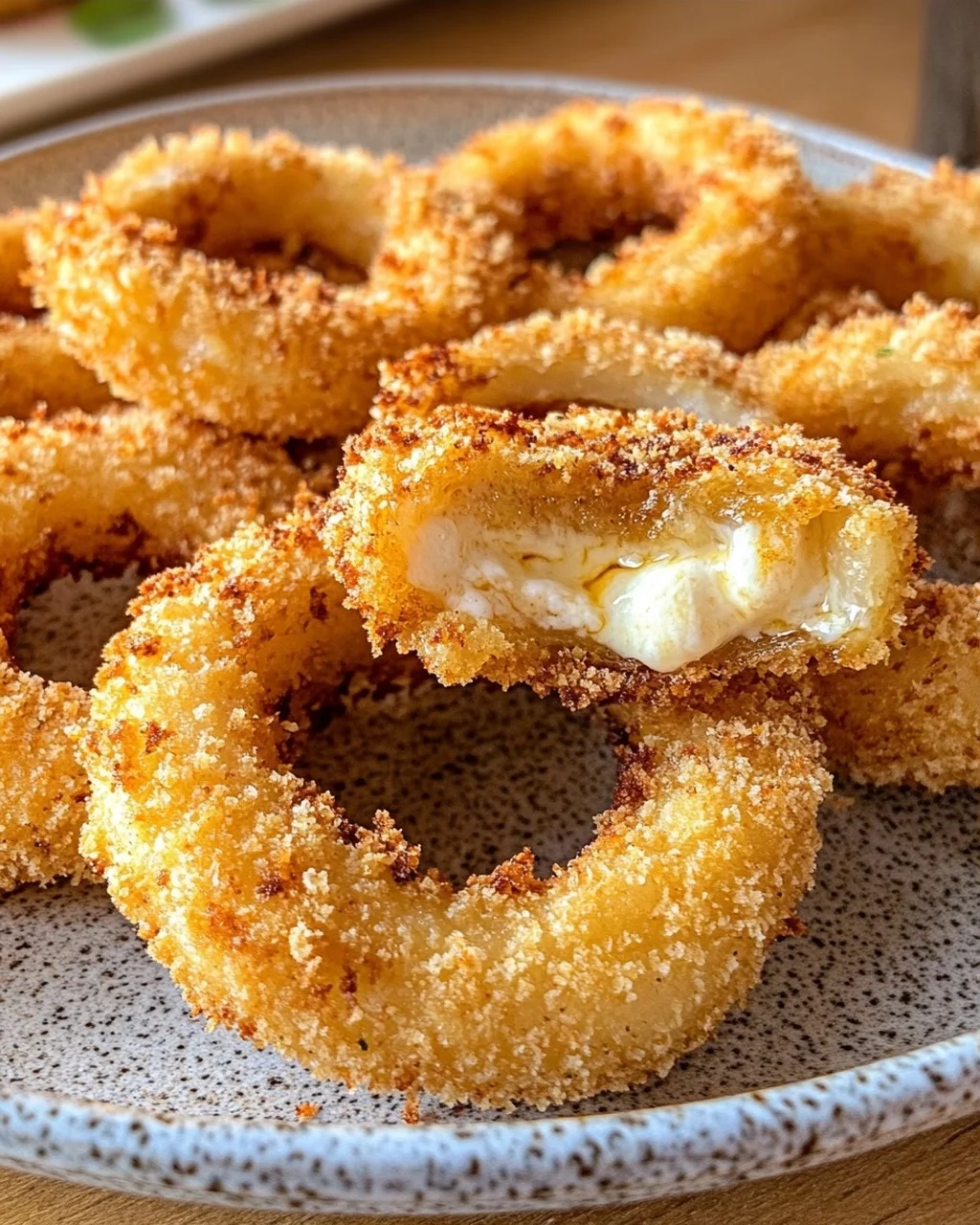 Cheesy Onion Rings