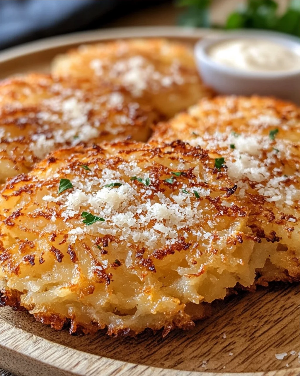 Garlic Parmesan Hash Browns