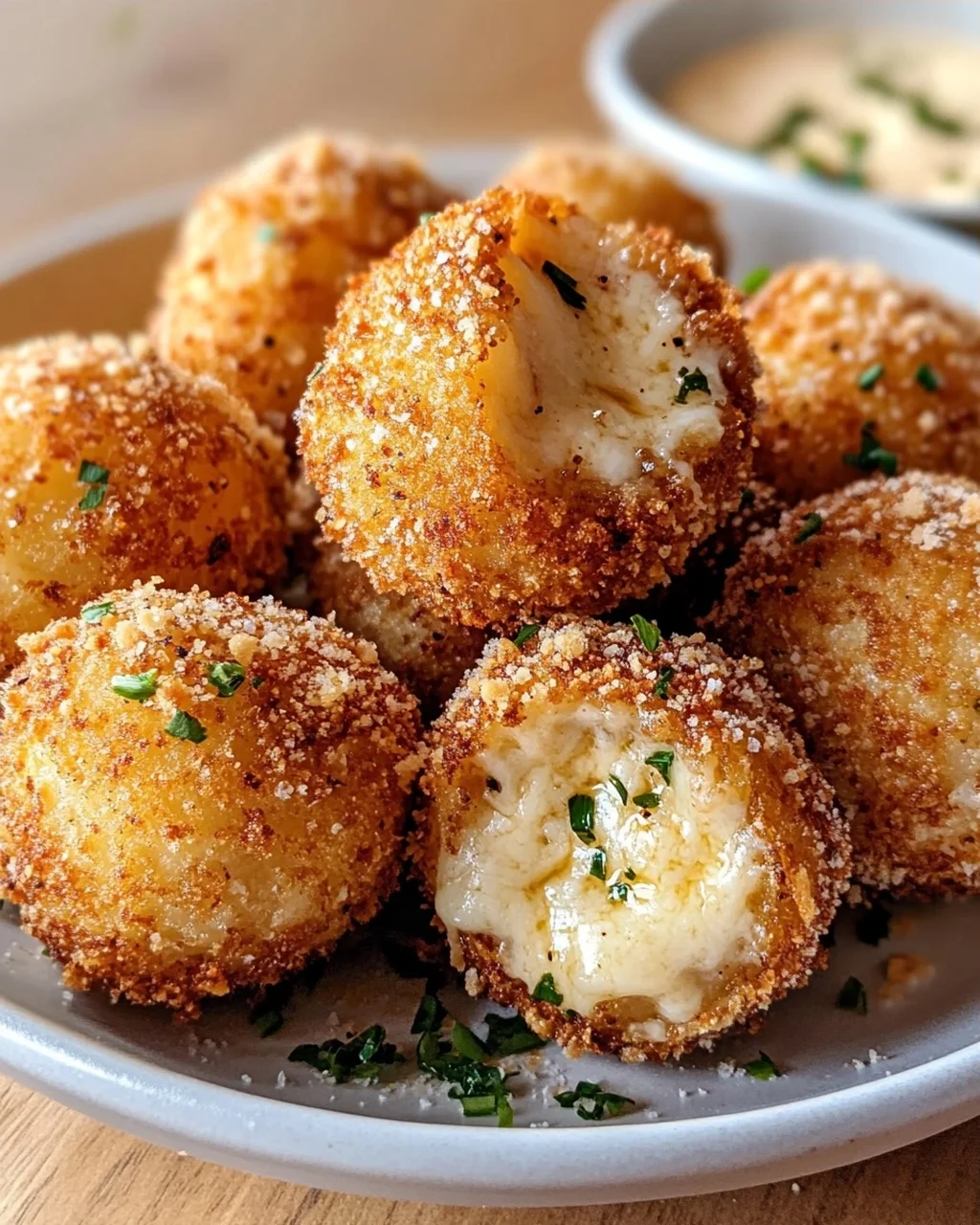 Garlic Parmesan Potato Balls