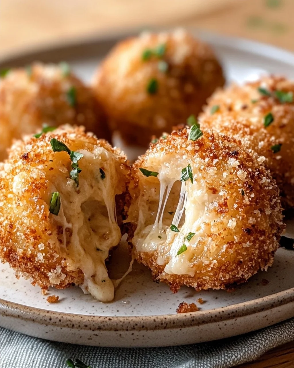 Garlic Parmesan Potato Balls