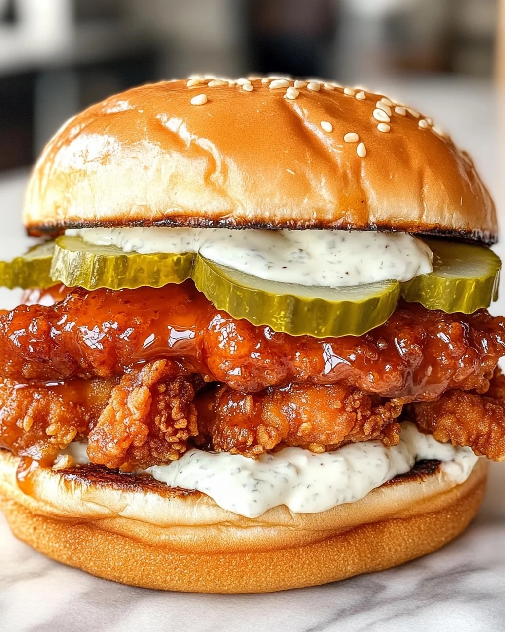 Hot Honey Chicken Sandwich